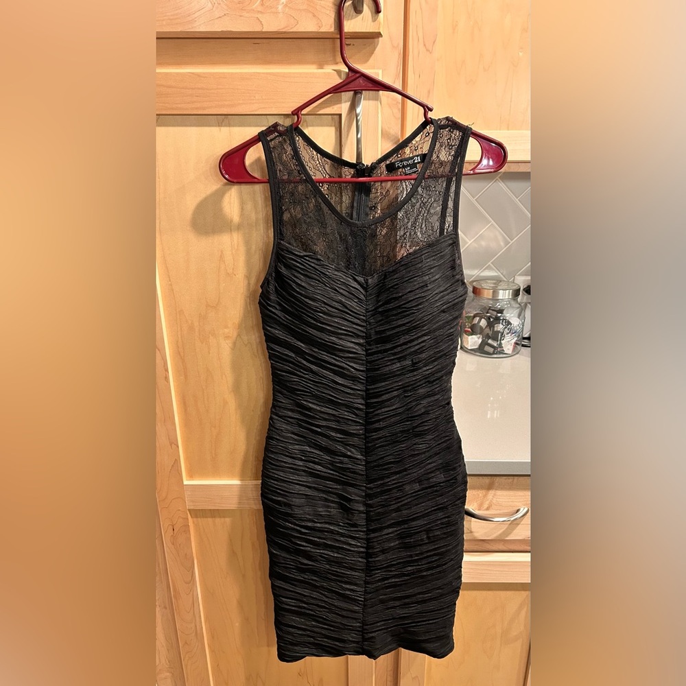 Forever 21 Black Lace Dress